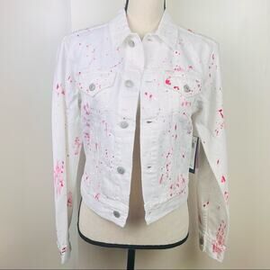 Polo Ralph Lauren Womens Pink Pony Denim Trucker Jacket Size XS Western Barbie